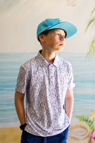 Palmr Style Kids Touched By Type 1 Golf Polo T1D