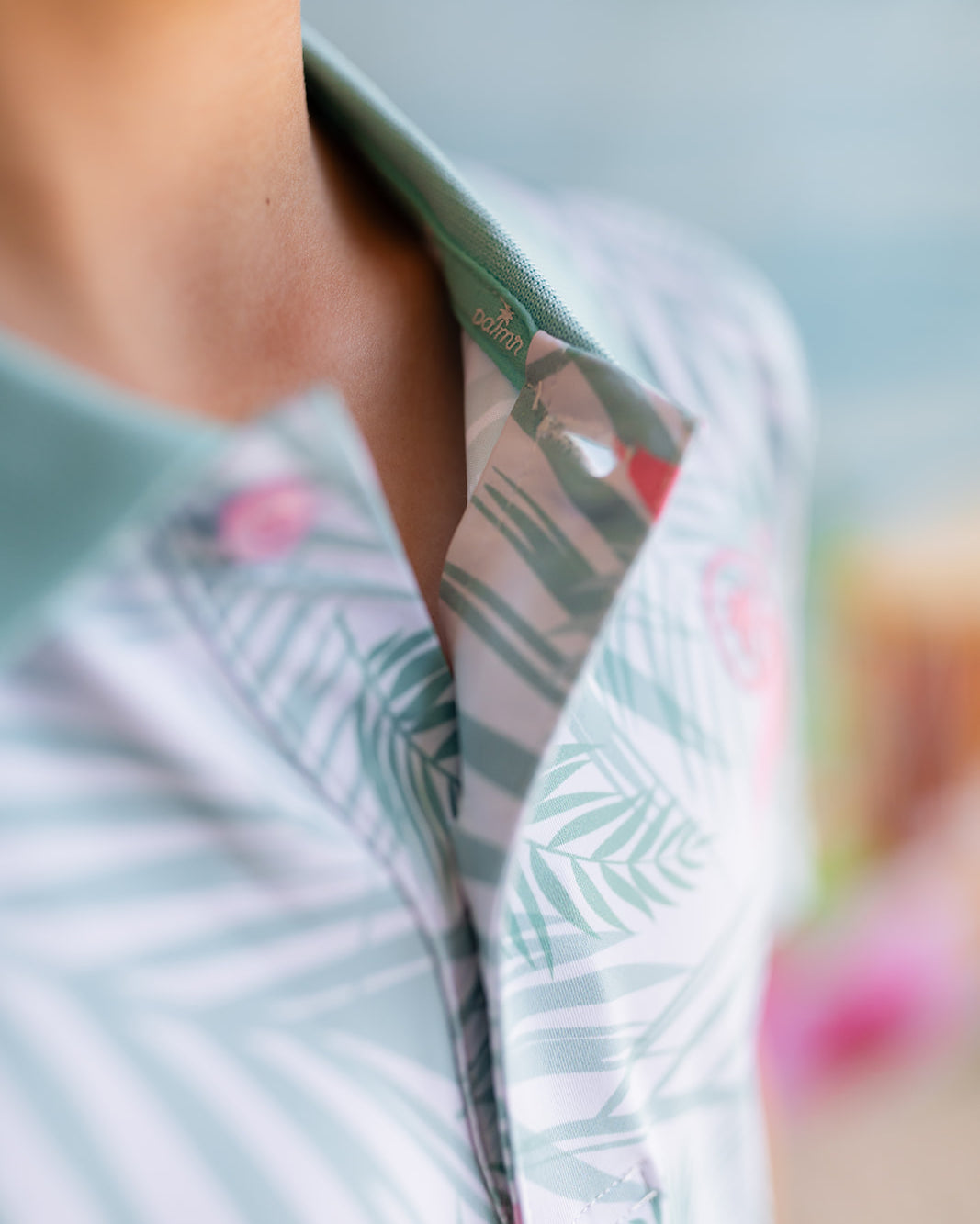 Palmr Style Kids island breeze Polos White Palm Tree Resort Wear Selfcare T1D type1diabetes