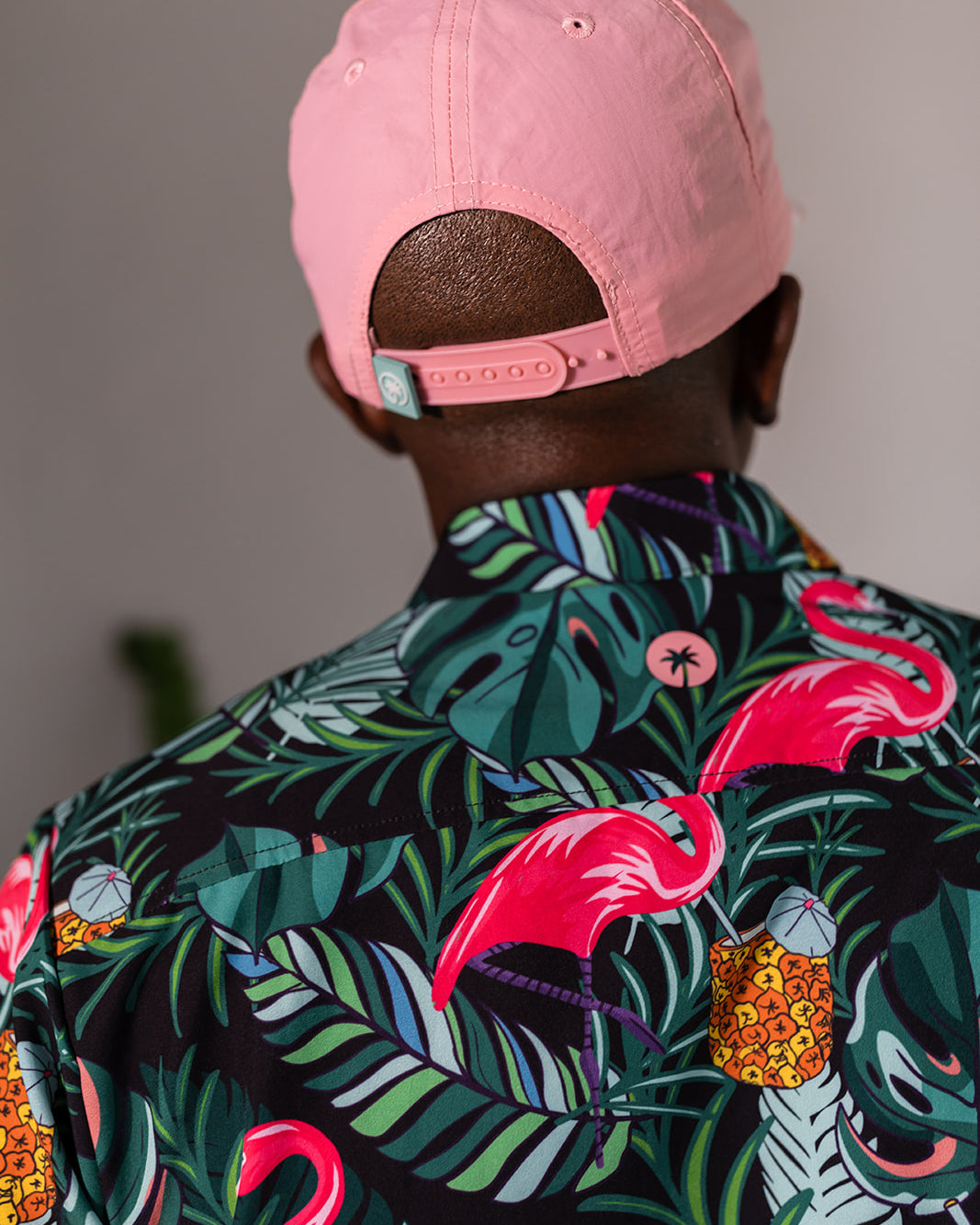 Palmr Style Mens Blush Rope hat pink resort wear self-care