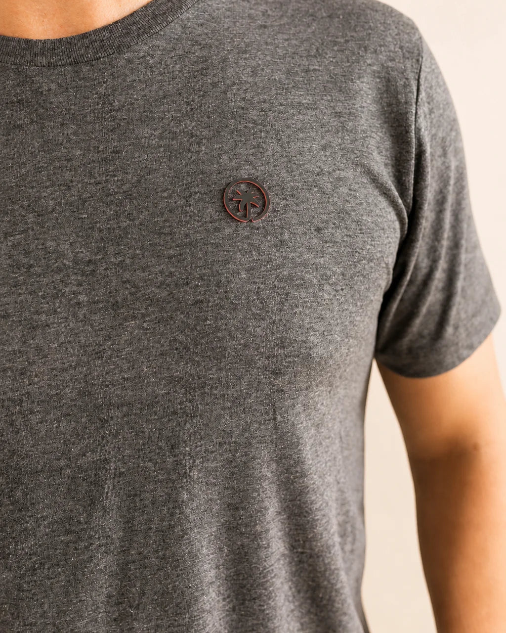 The Juan and Only Signature Tee - Charcoal — view 2 | Palmr Style
