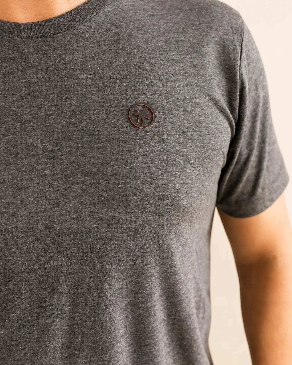 The Juan and Only Signature Tee - Charcoal — view 2 | Palmr Style