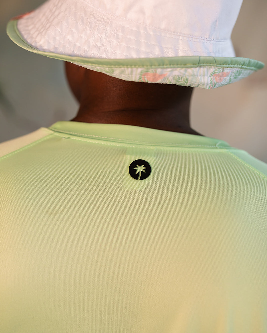 Palmr Style Mens SunVibe Shirt Lime sun water resort wear self-care