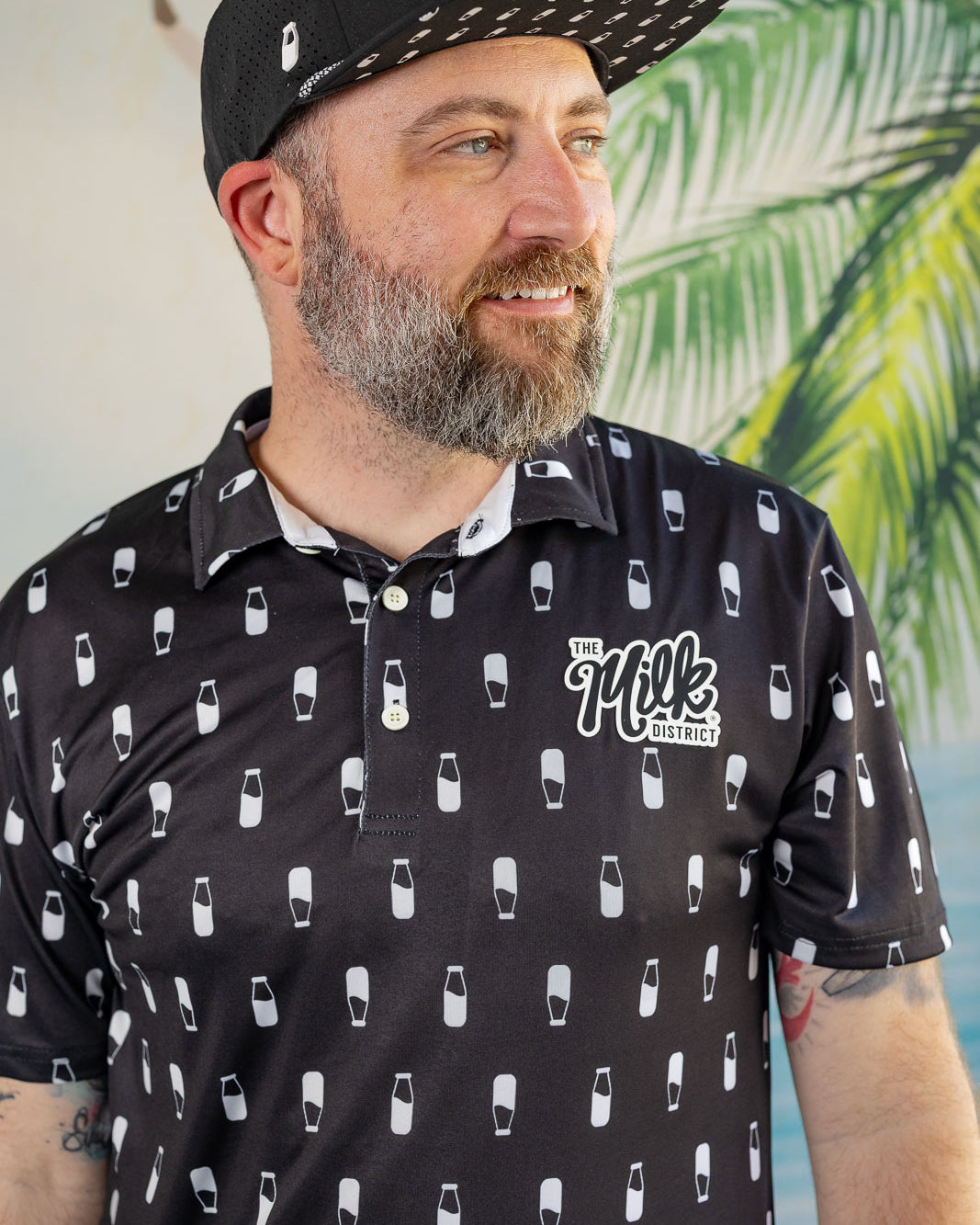 Palmr Style Milk District Orlando Polo Black Bottle