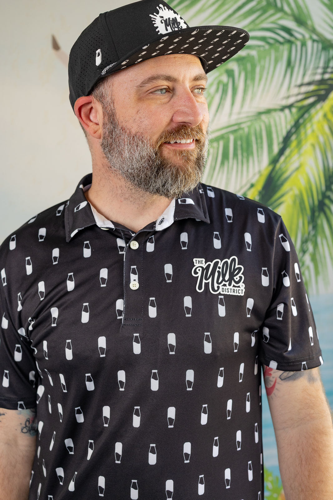 Palmr Style Milk District Orlando Polo Black Bottle