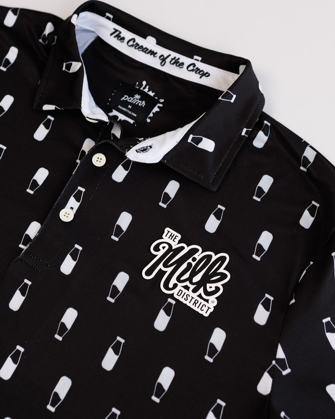 Palmr Style Milk District Orlando Polo Black Bottle