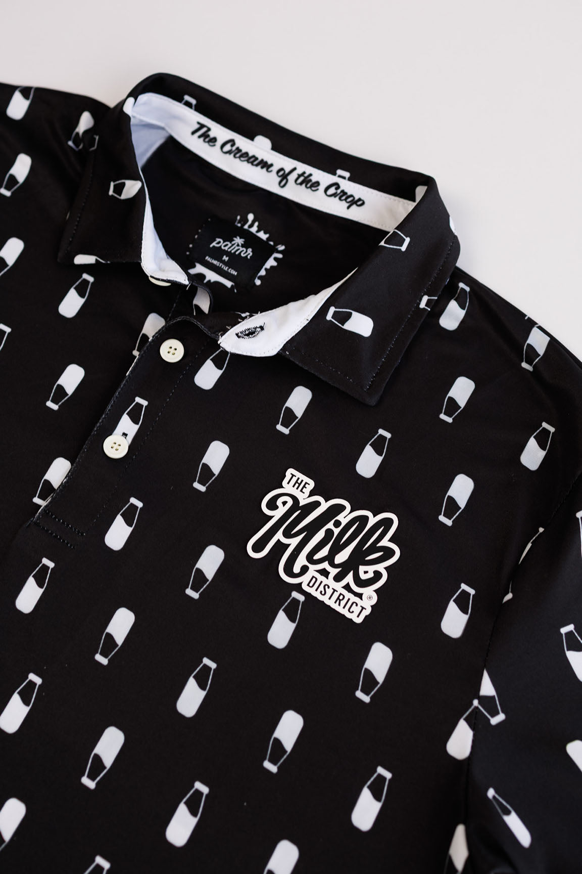 Palmr Style Milk District Orlando Polo Black Bottle