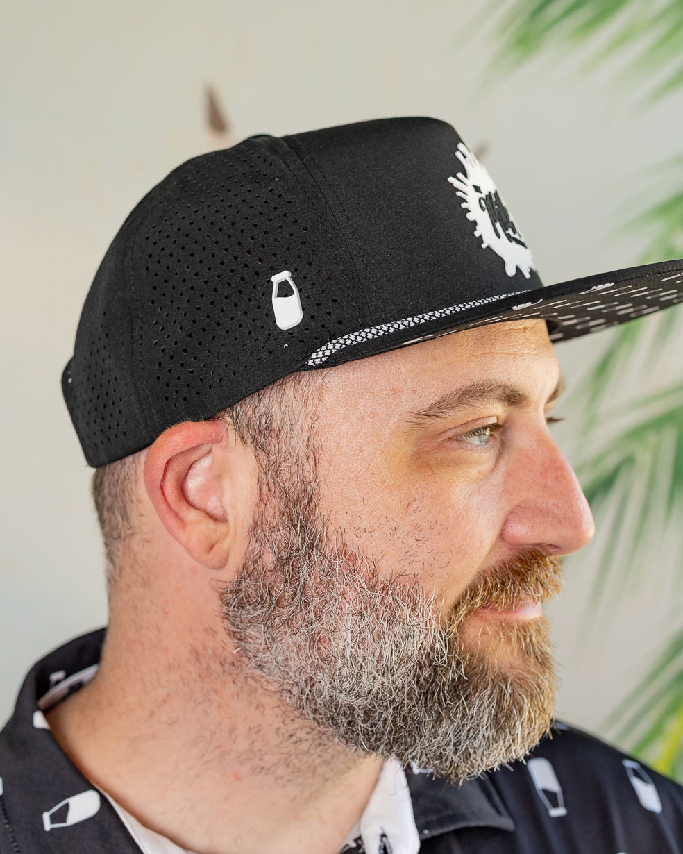 Palmr Style Milk District orlando rope hat mens Black splash snapback