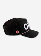 Palmr Style ORL orlando rope hat mens Black pink palm tree snapback
