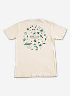 Palmr Style Palmr Socal Club tee Vintage Washed Creme Short sleeve shirt