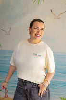 Palmr Style Palmr Socal Club tee Vintage Washed Creme Short sleeve shirt