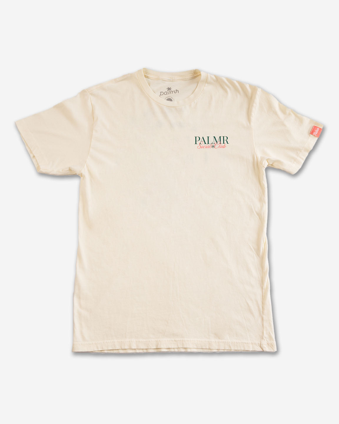 Palmr Style Palmr Socal Club tee Vintage Washed Creme Short sleeve shirt