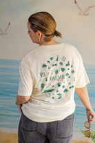 Palmr Style Palmr Socal Club tee Vintage Washed Creme Short sleeve shirt