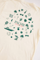 Palmr Style Palmr Socal Club tee Vintage Washed Creme Short sleeve shirt