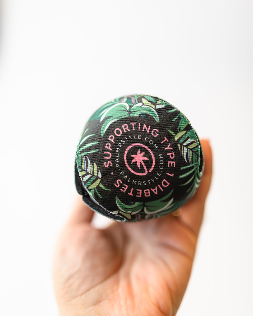 Palmr Style Touched By Type One Supporting T1D Koozie Set Palm Tree Resort wear Self-Care