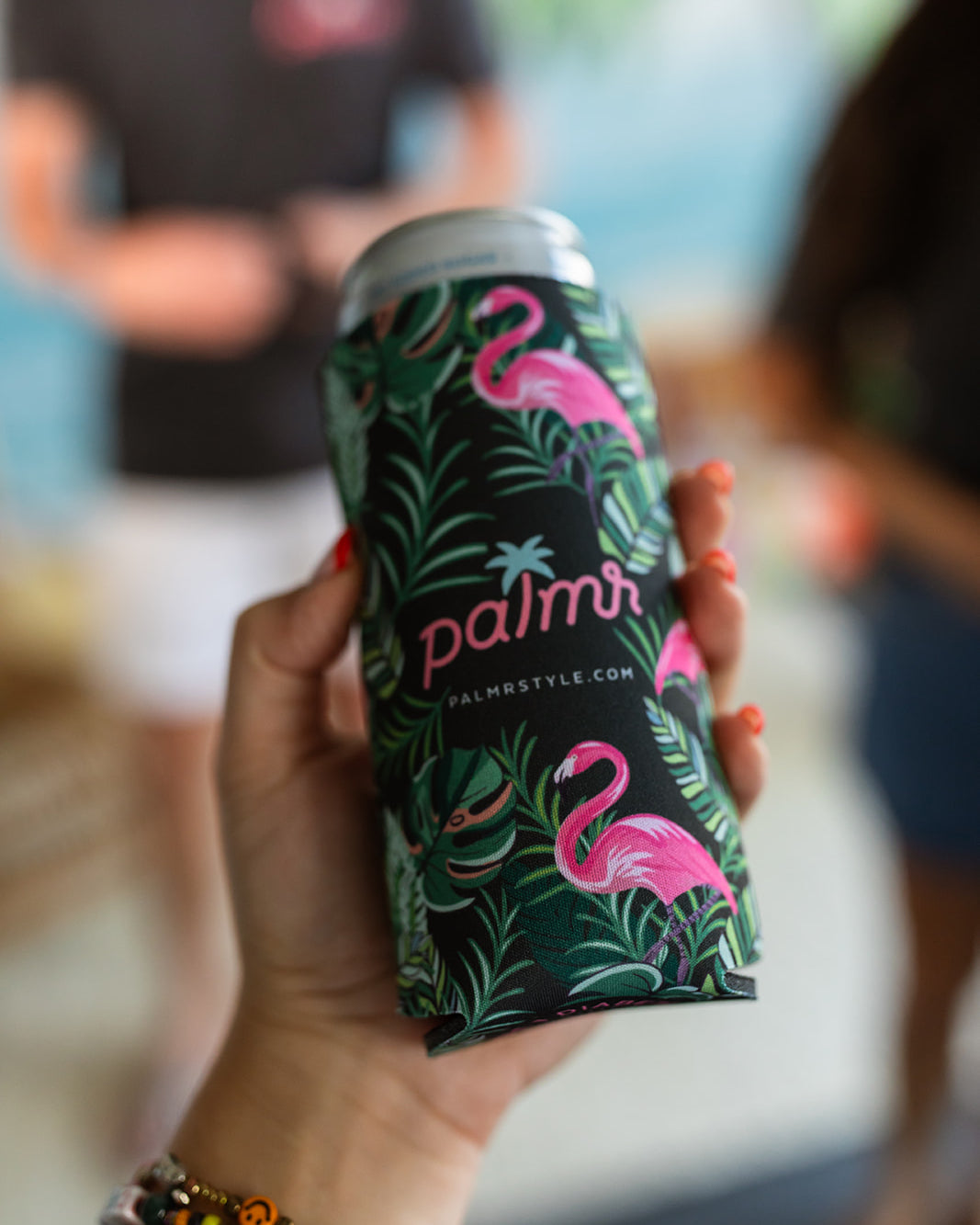 Palmr Style Touched By Type One Supporting T1D Koozie Set Palm Tree Resort wear Self-Care