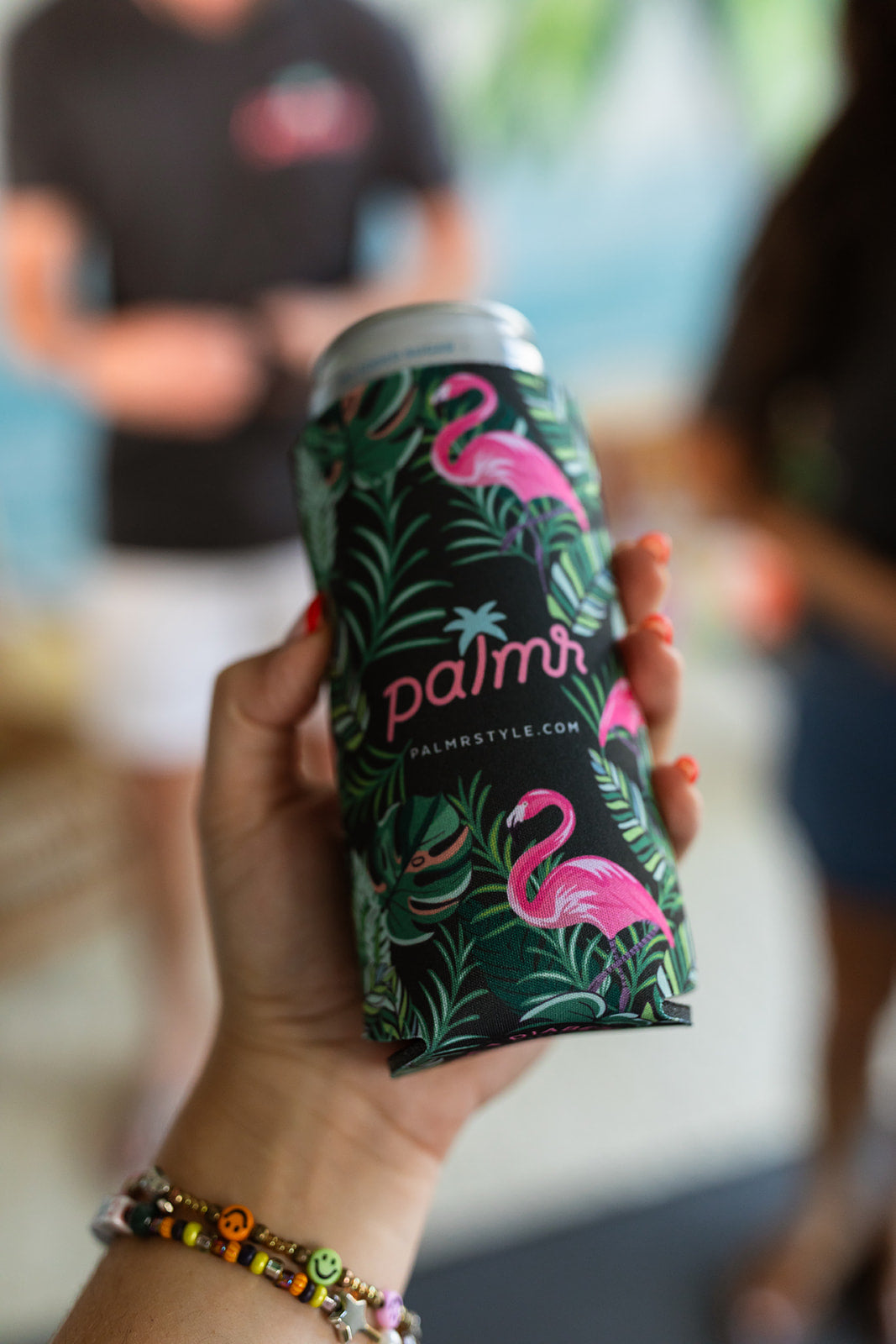 Palmr Style Touched By Type One Supporting T1D Koozie Set Palm Tree Resort wear Self-Care