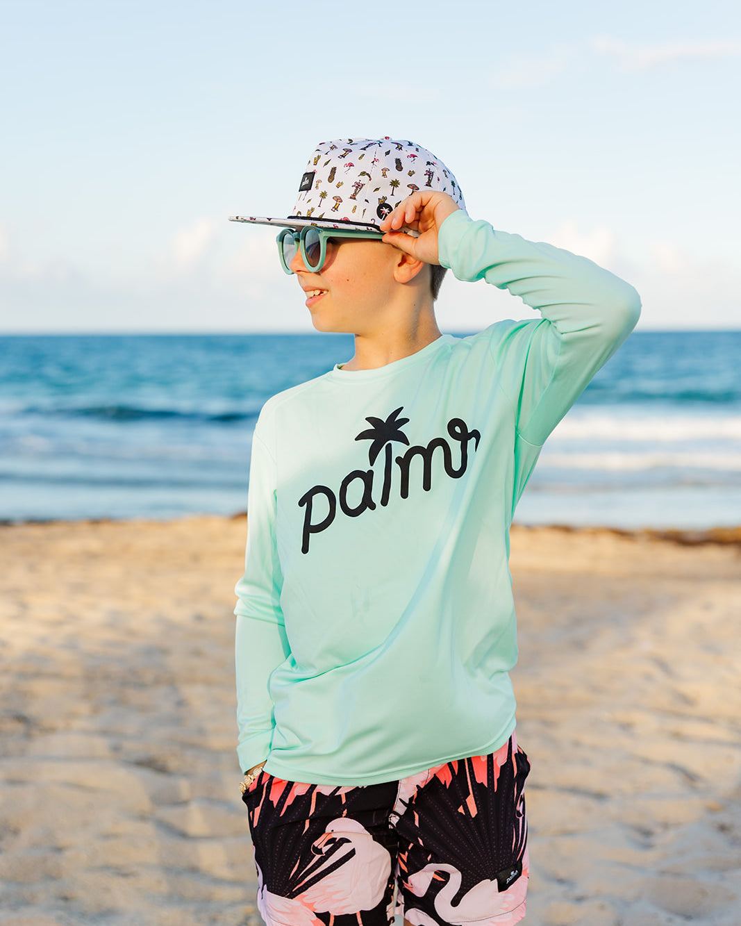 Palmr Style Sunvibe kids mint green