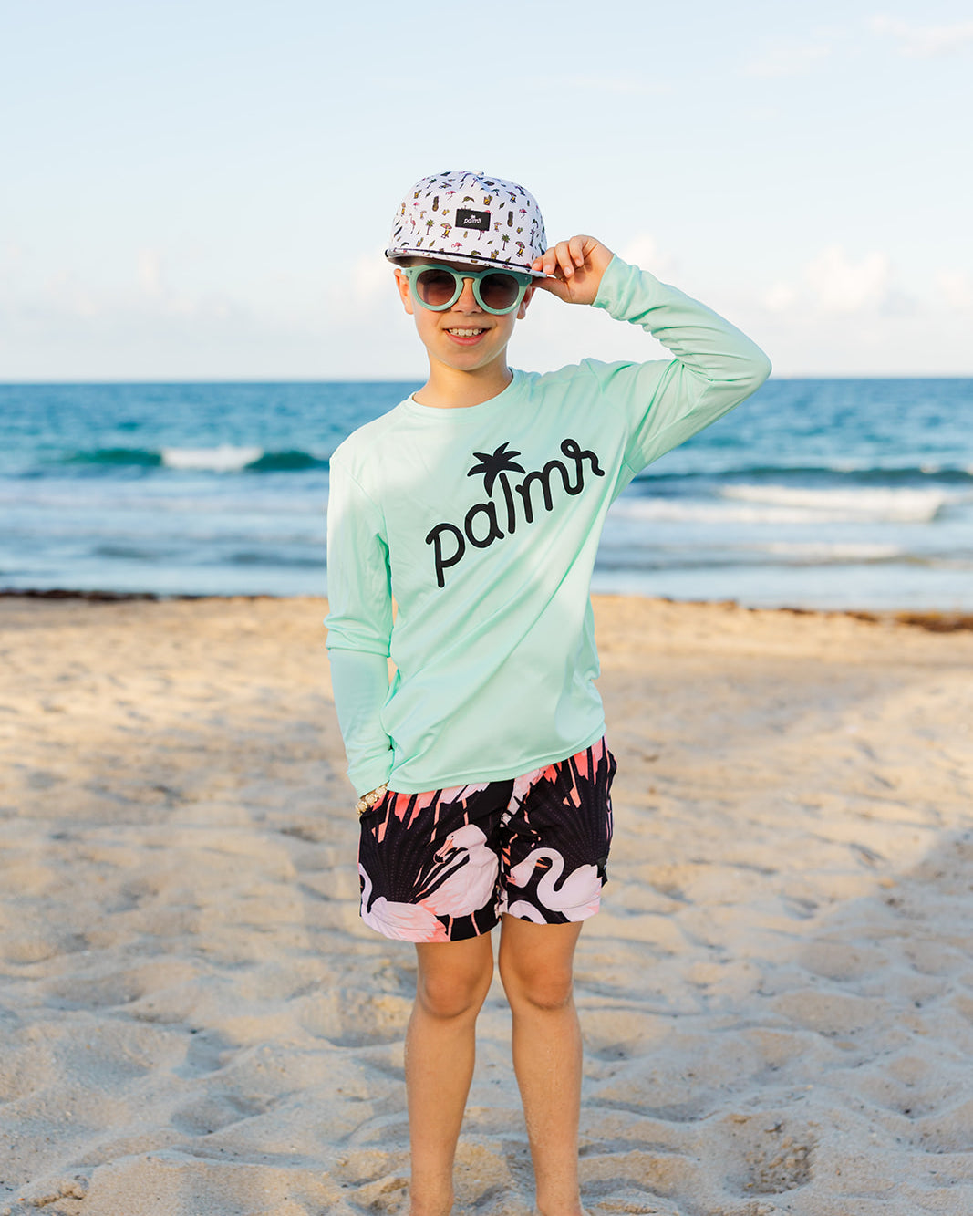 Palmr Style Sunvibe kids mint green