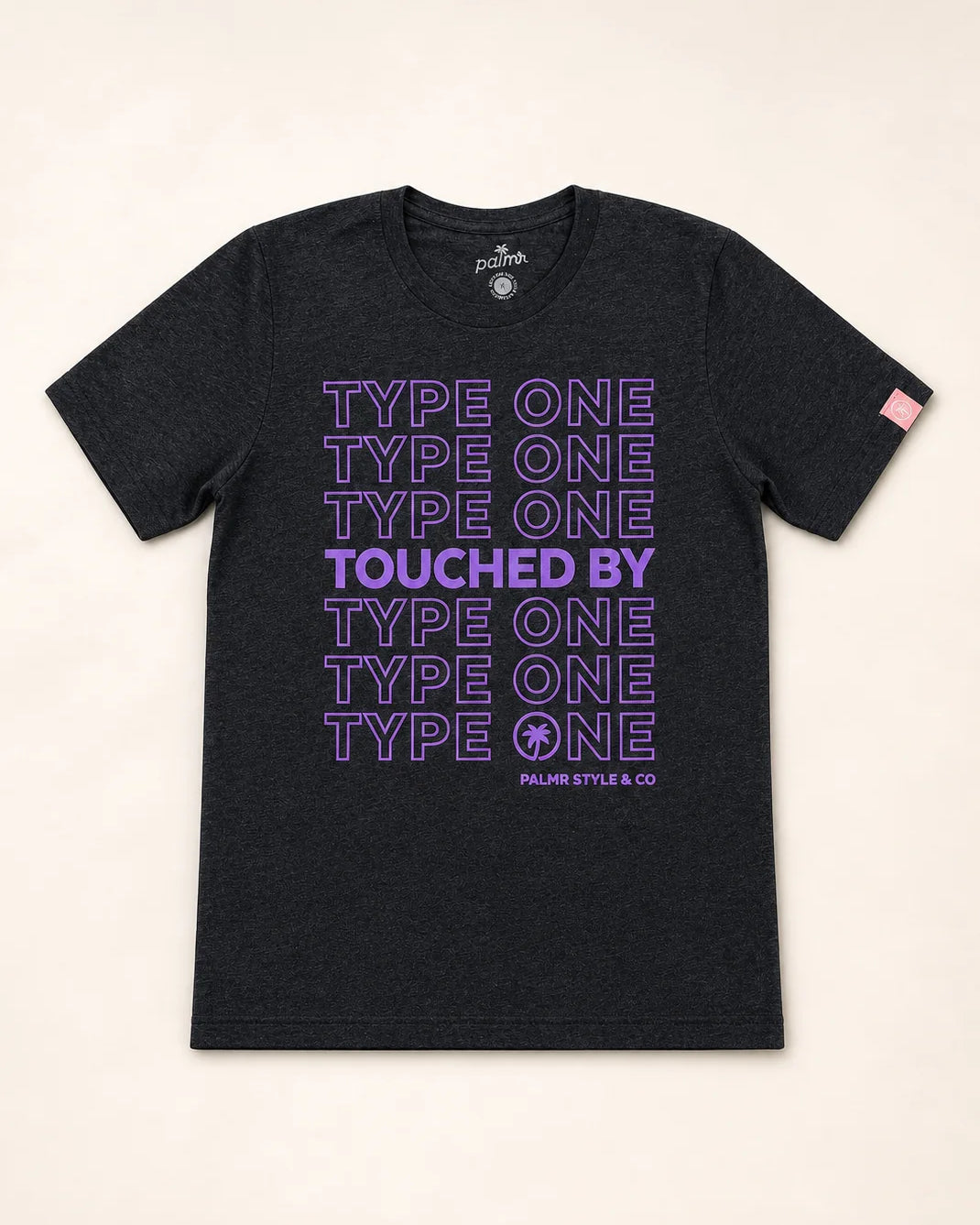 The Support Touched By Type 1 Shirt (Black) — view 4 | Palmr Style