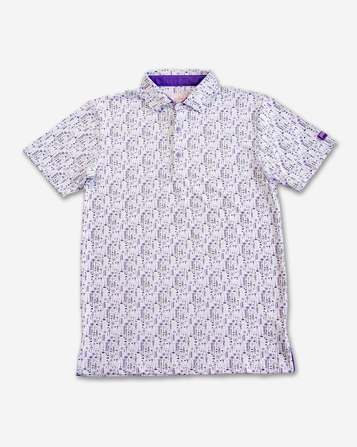 Palmr Style mens Touched By Type 1 Golf Polo T1D