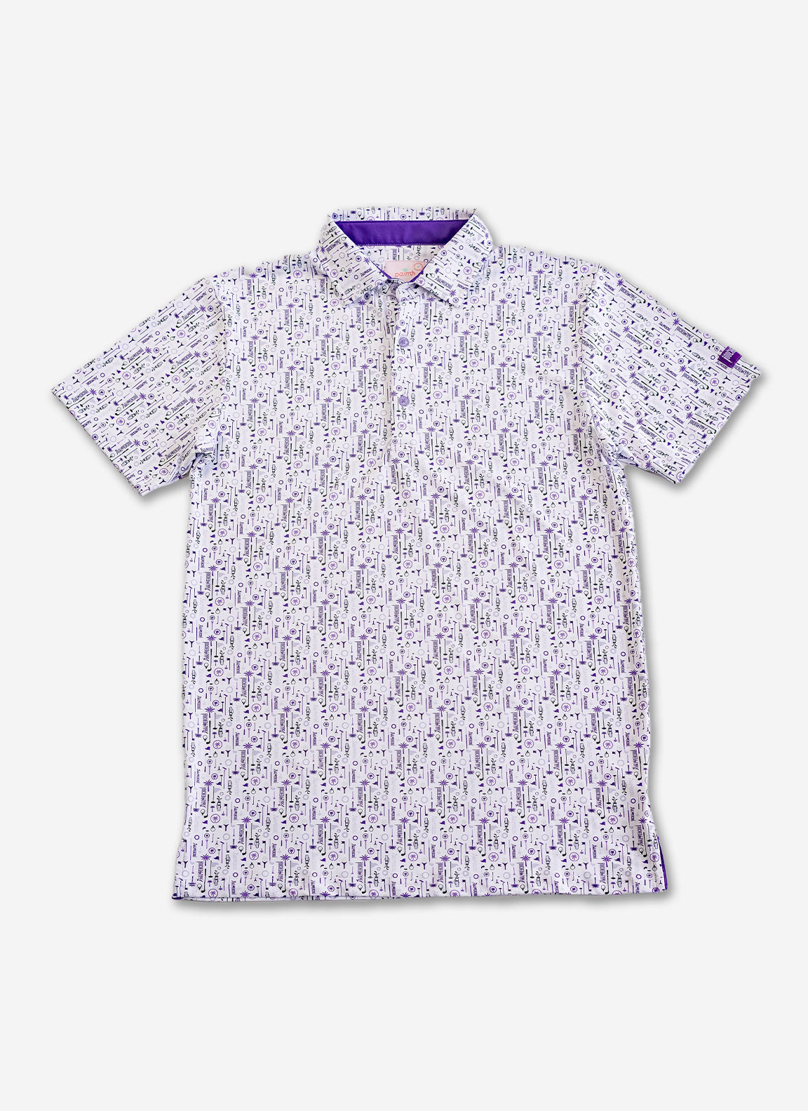 Palmr Style mens Touched By Type 1 Golf Polo T1D