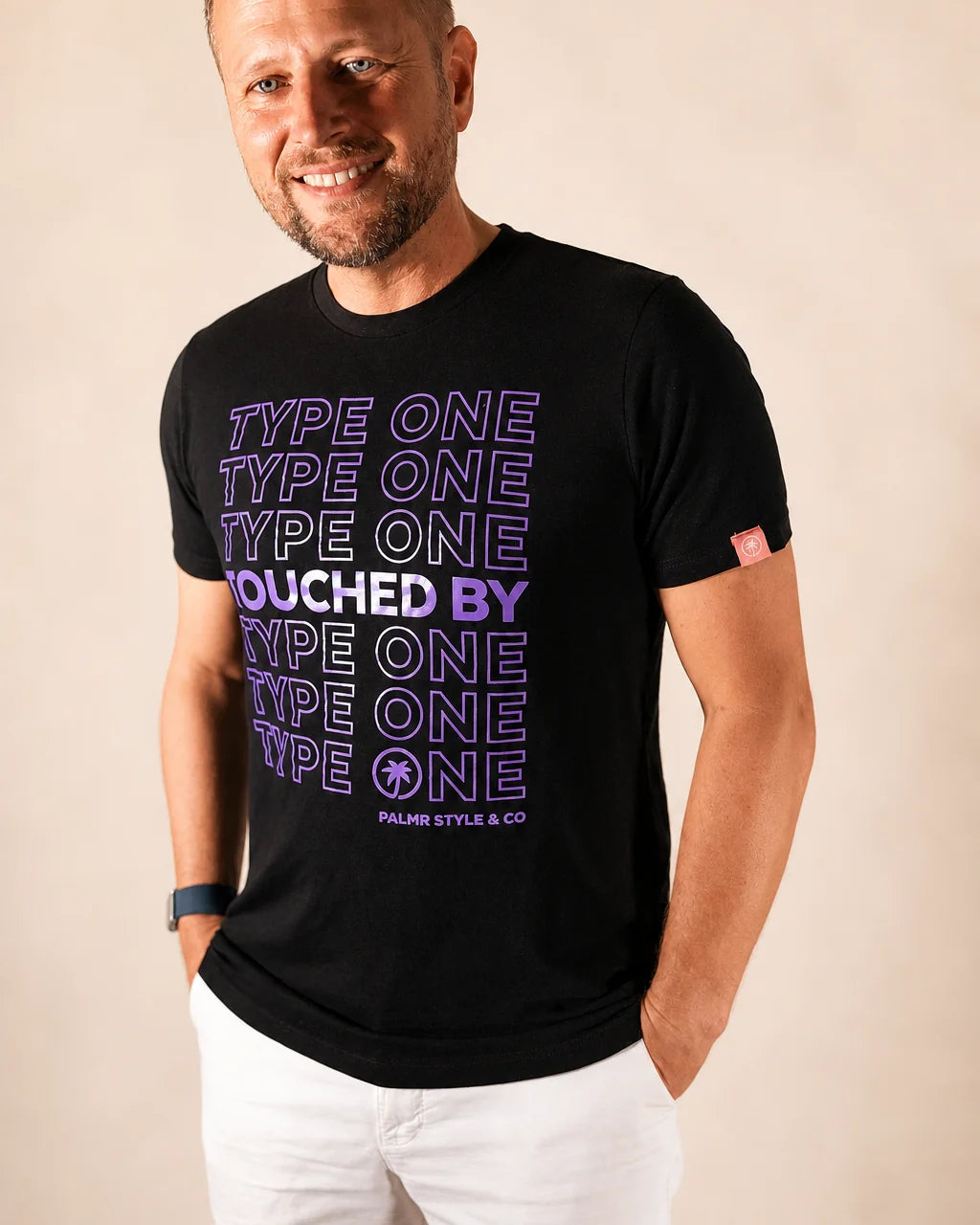 The Support Touched By Type 1 Shirt (Black) — view 5 | Palmr Style
