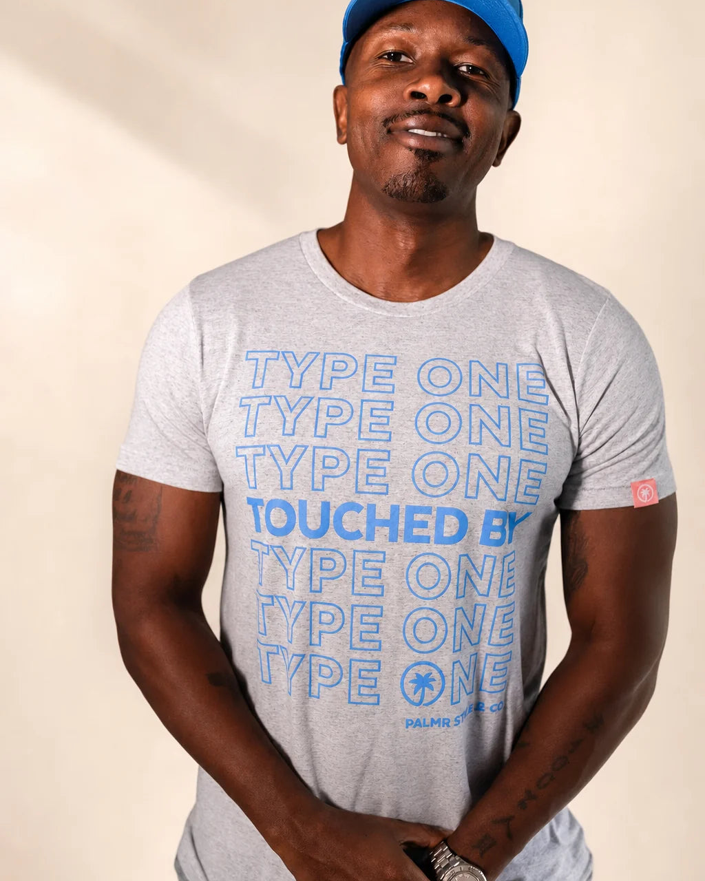 The Support Touched By Type 1 Shirt (White) — view 2 | Palmr Style