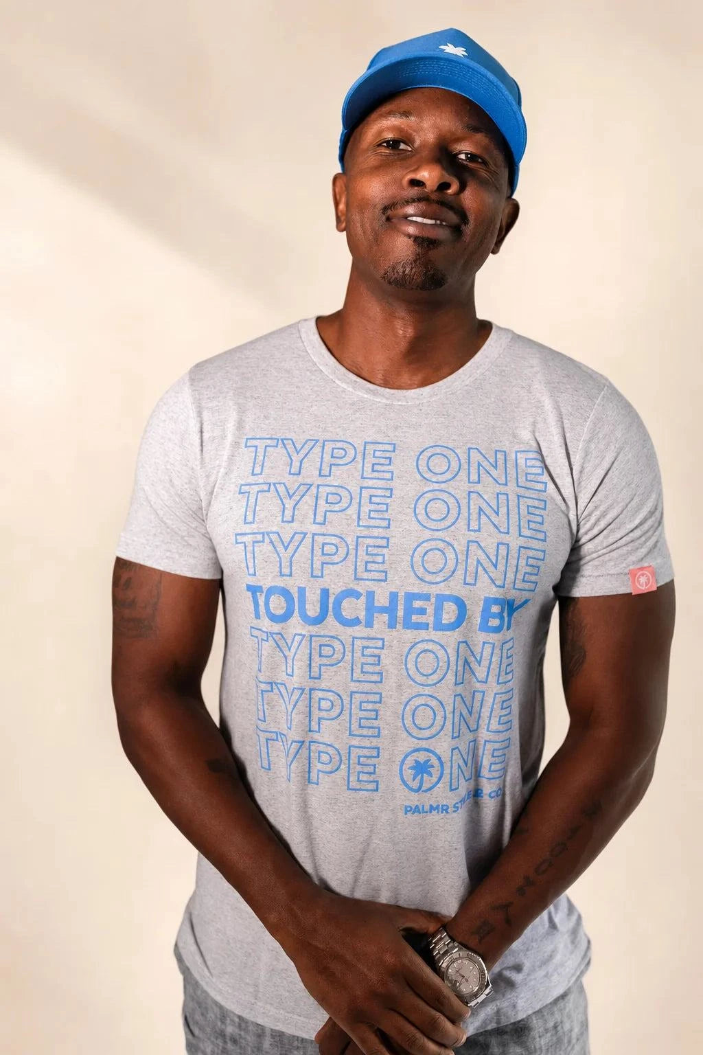 The Support Touched By Type 1 Shirt (White) — view 2 | Palmr Style