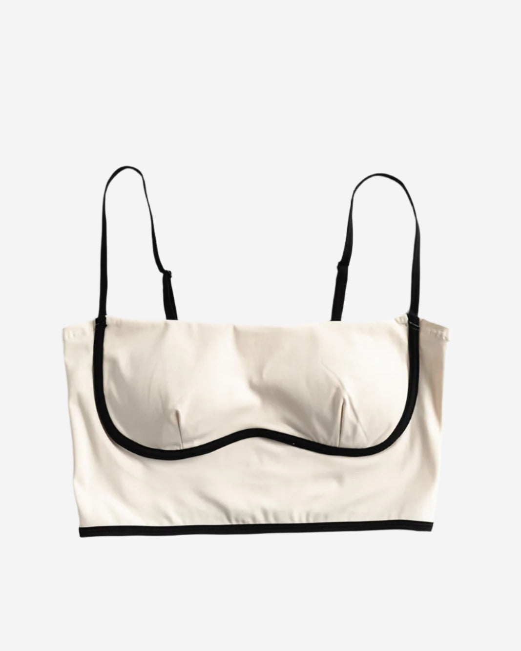 Palmr Style Womens Fearless Sculpting Bra Tank White Black resort wear athleisure wear self-care