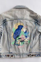 Palmr Style Womens Marta Jean denim jacket cuban tropical havana Resort Wear Self-care