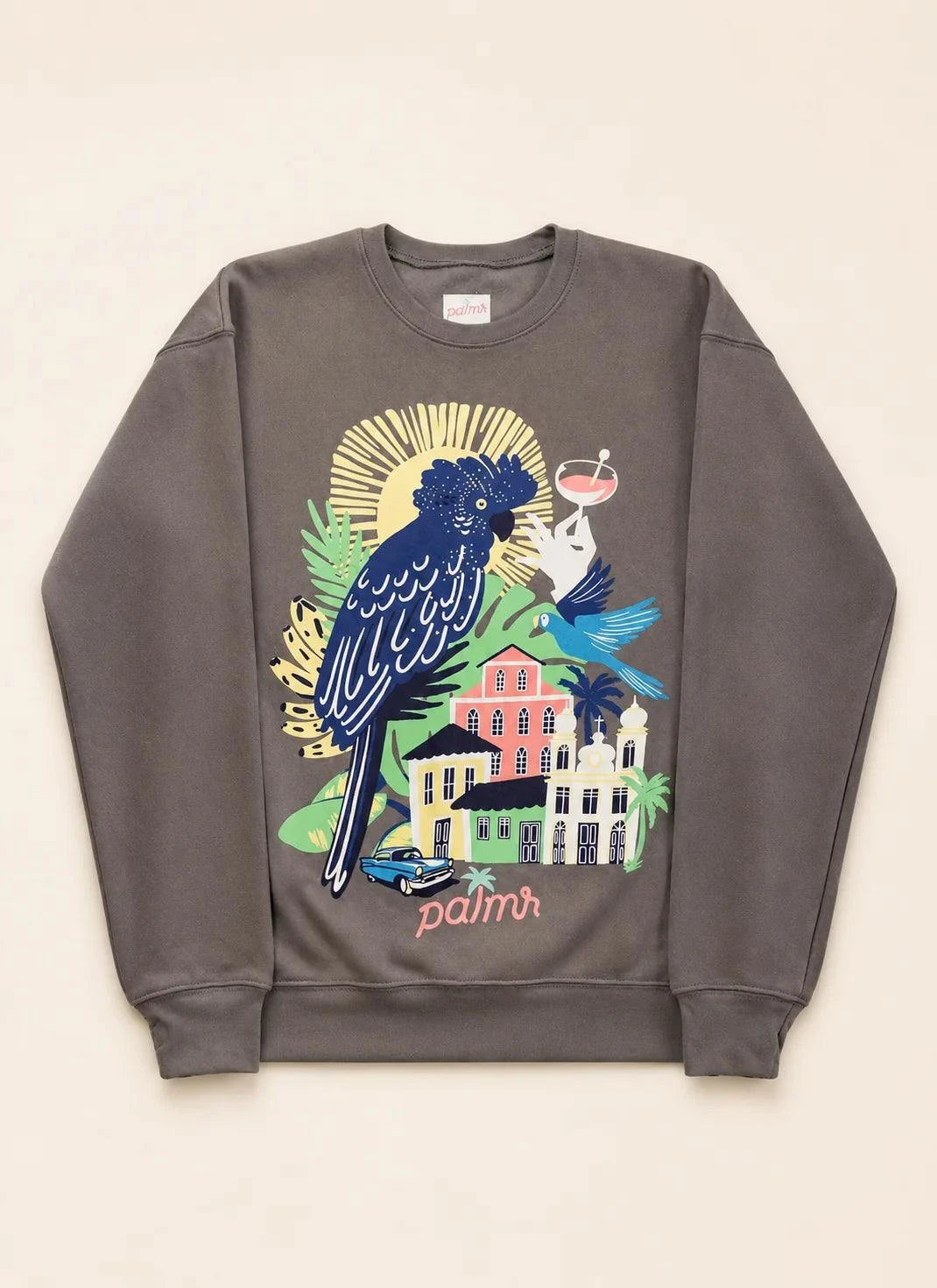 The Marta Vintage Crewneck Sweatshirt — view 6 | Palmr Style