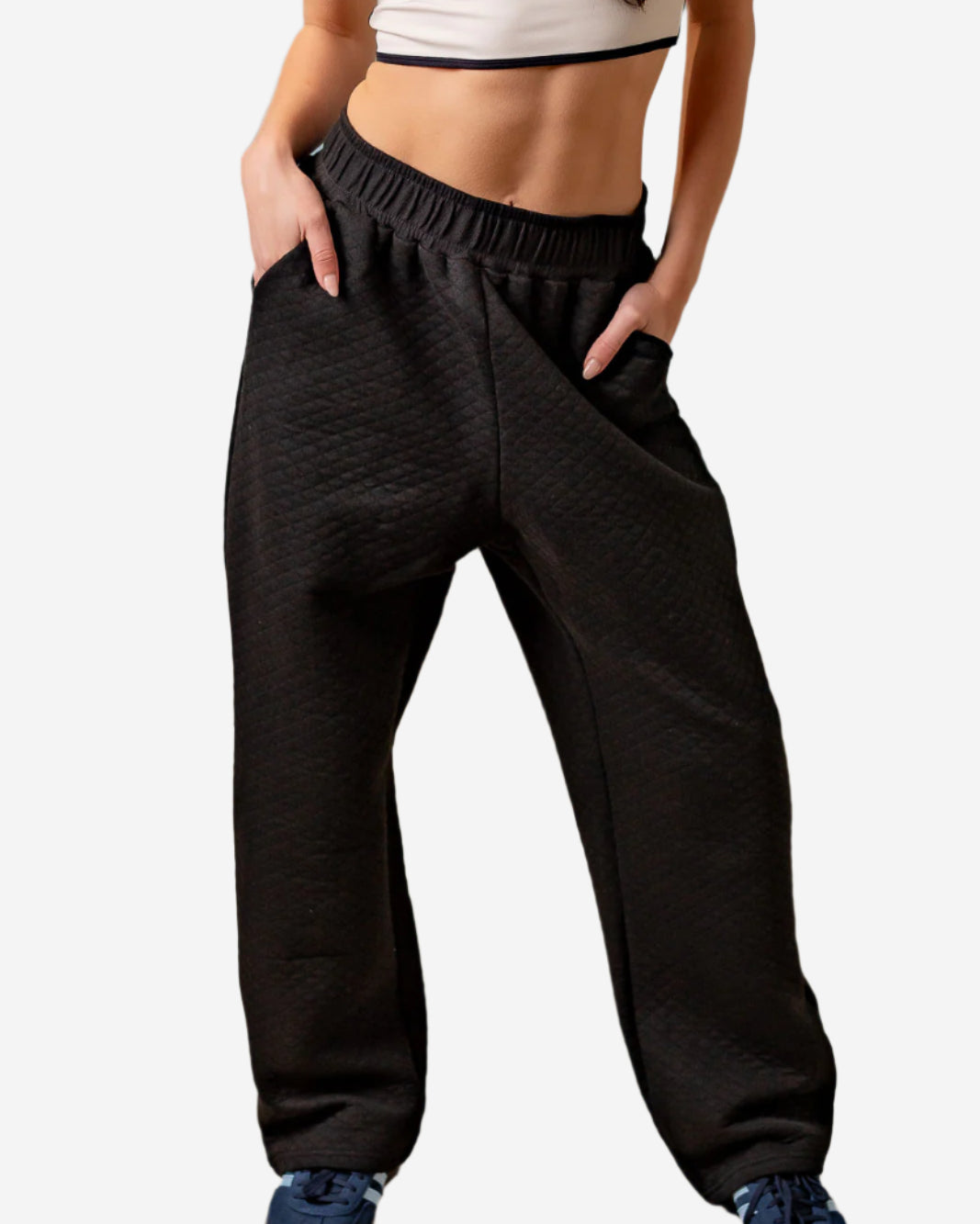 Palmr Style Womens Midnight luxe pants Black Resort Wear Selfcare T1D