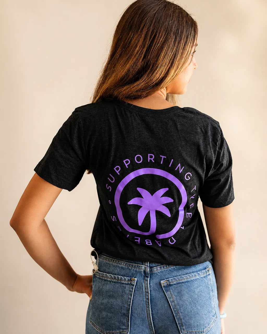 The Support Touched By Type 1 Shirt (Black) — view 10 | Palmr Style