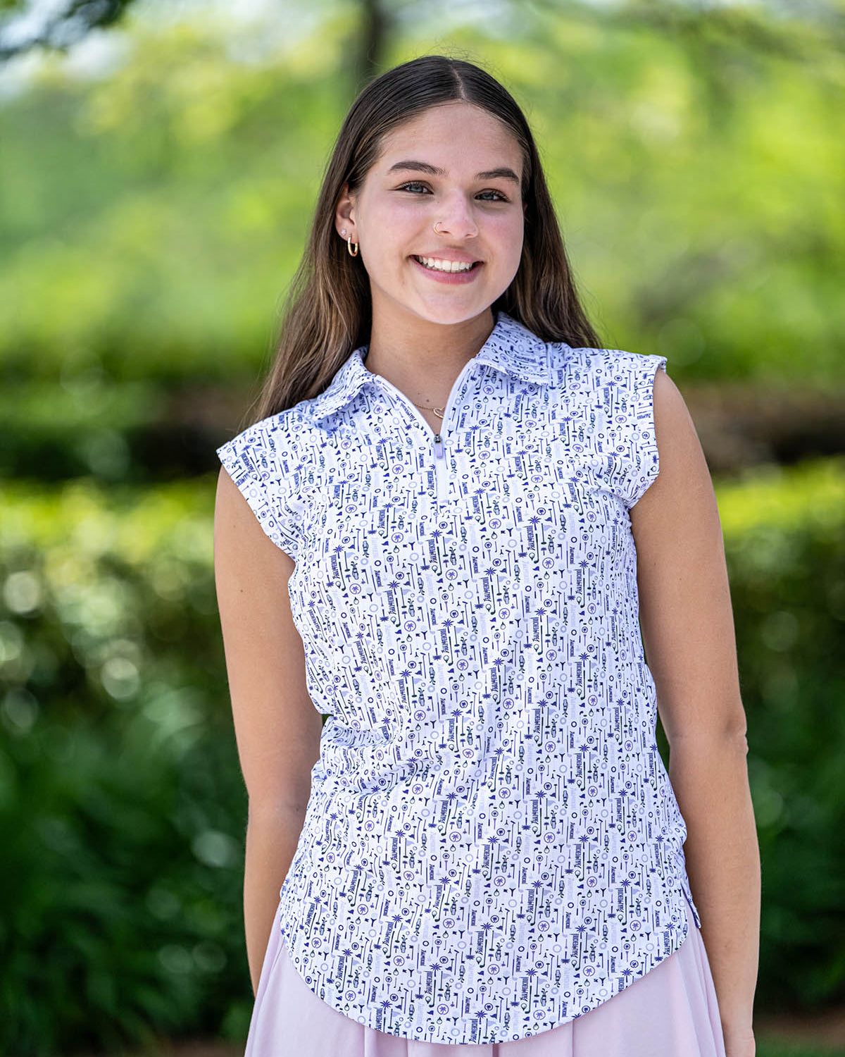 Palmr Style Womens Touched By Type 1 Golf Polo T1D