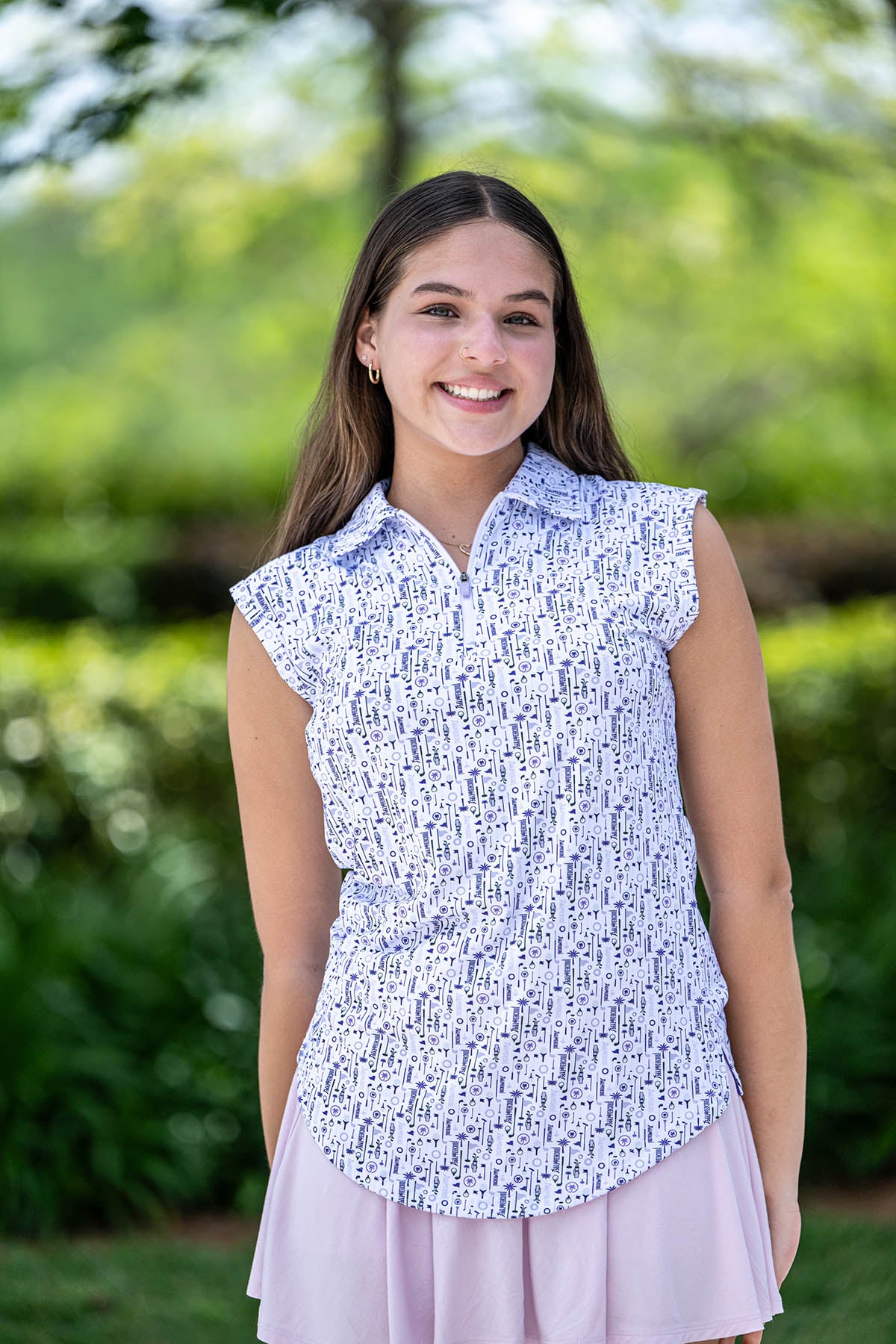 Palmr Style Womens Touched By Type 1 Golf Polo T1D