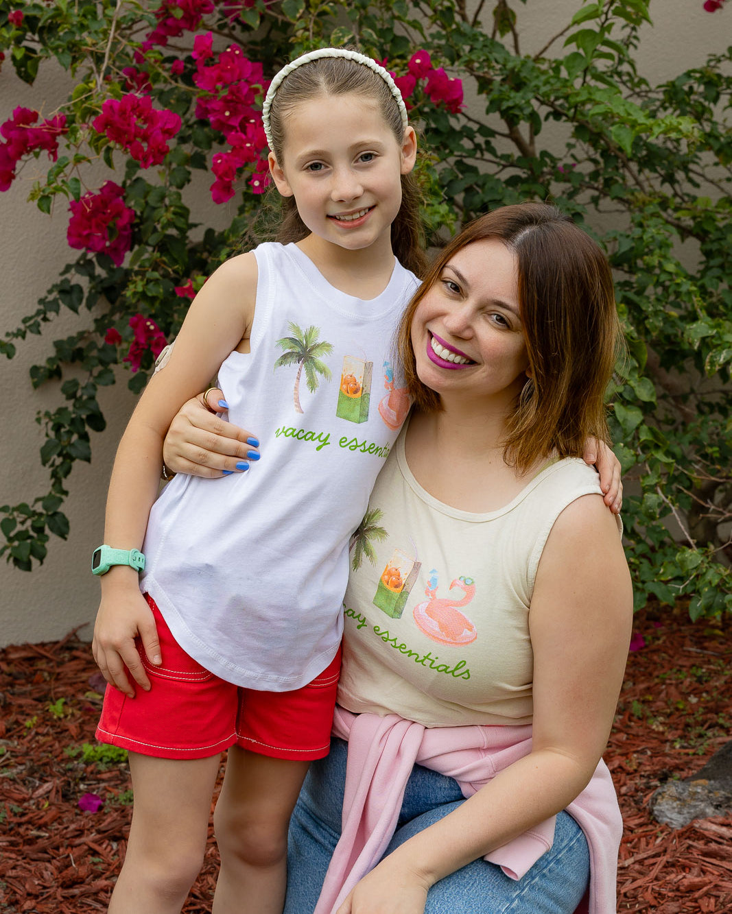 Palmr Style Girls Vacay Essentials Tank Palm Tree Resort Wear Selfcare T1D