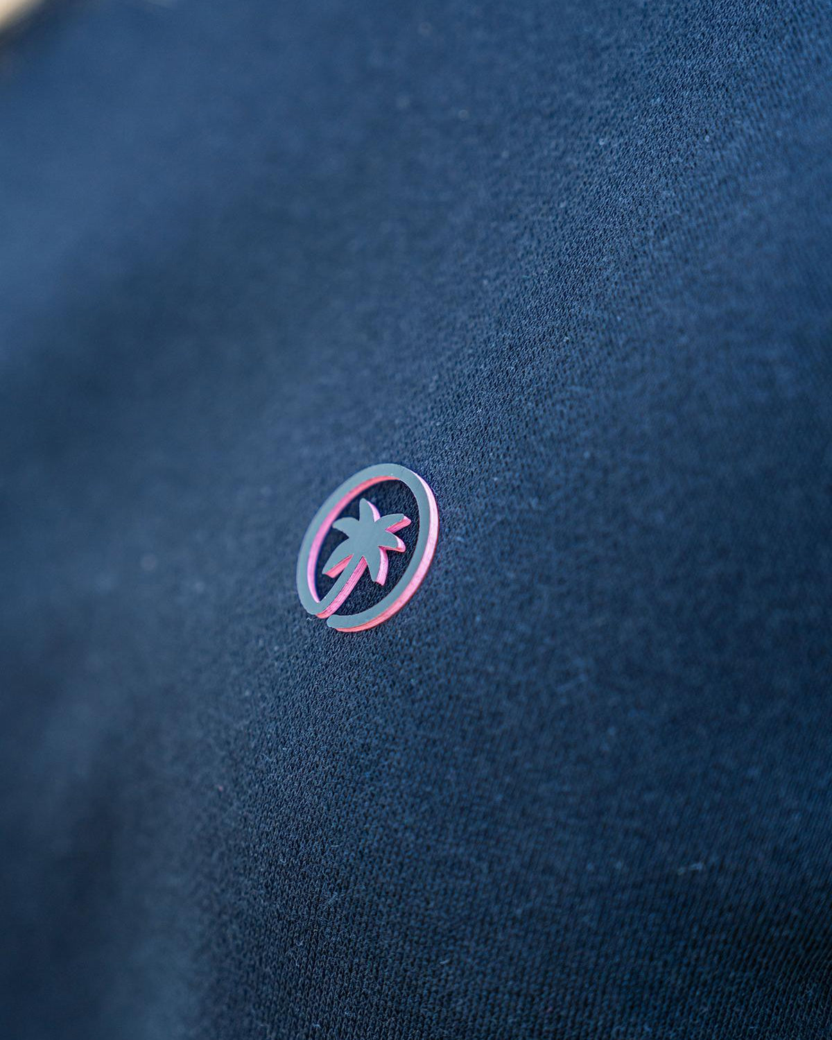 Palmr Style Womens Weekender Black Sweatshirt Palm Tree Resort Wear Self-Care T1D