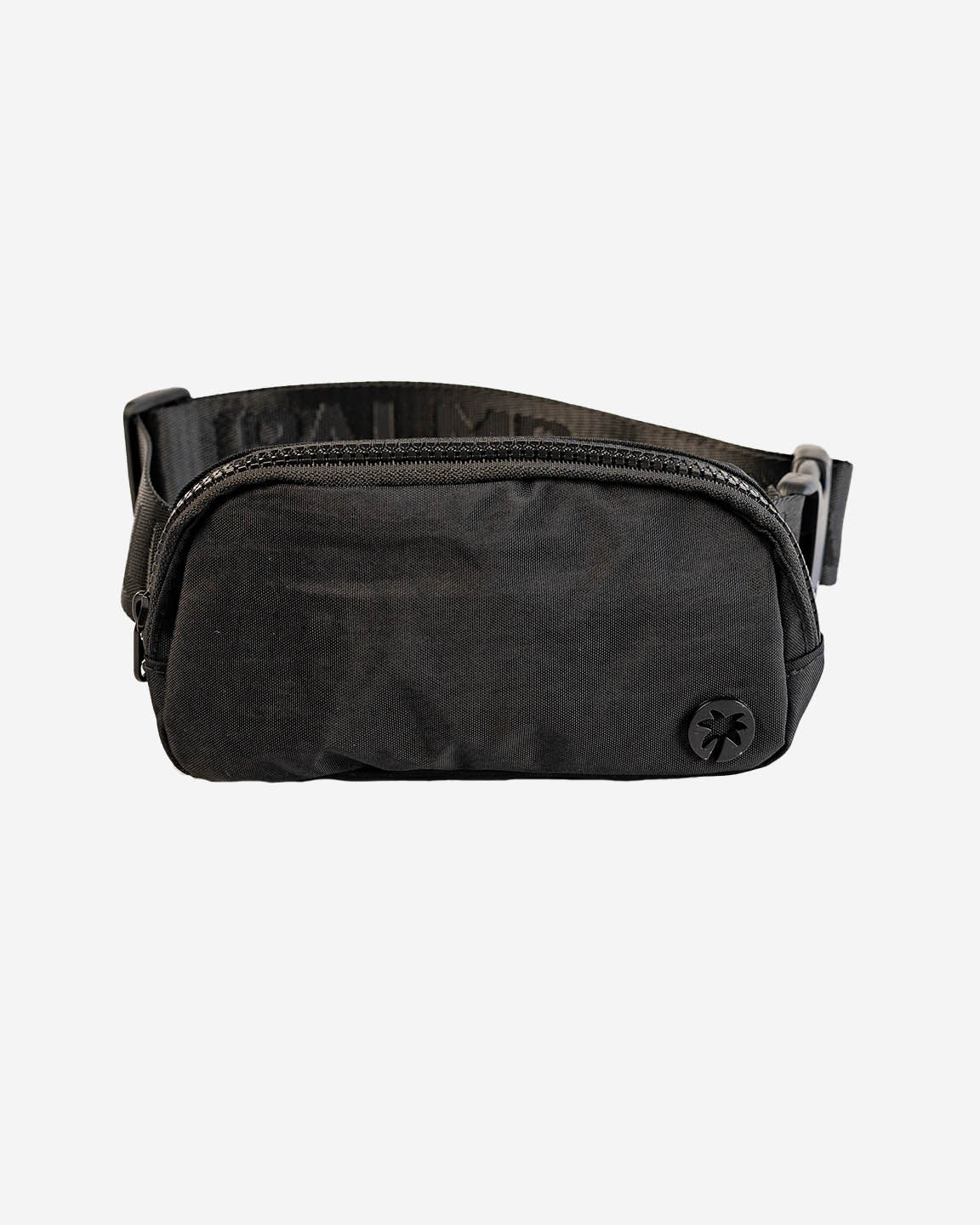 Palmr Style Womens kids Black Mini Belt Bag Fannypack Palm Tree resort wear selfcare t1d type 1 diabetes insulinpump