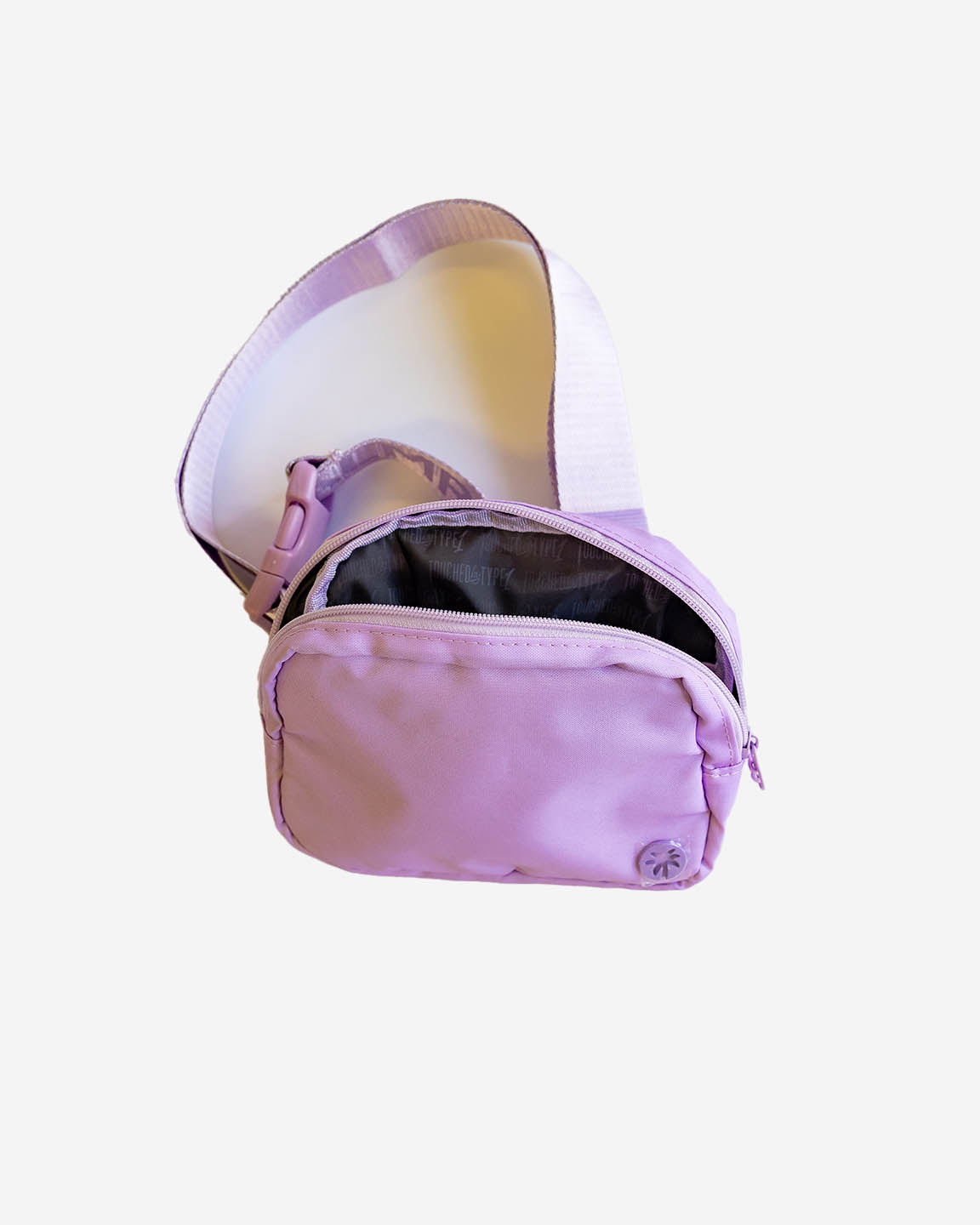 Palmr Style Womens Lavender Belt Bag Fannypack Palm Tree resort wear selfcare t1d type1diabetes insulinpump