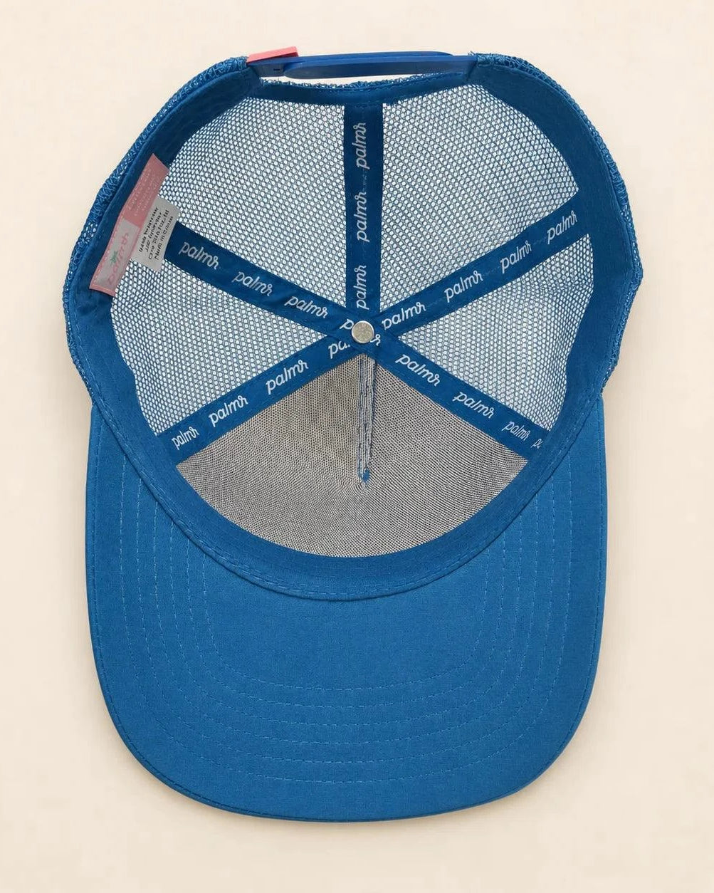 T1D Blue Trucker Hat — view 3 | Palmr Style