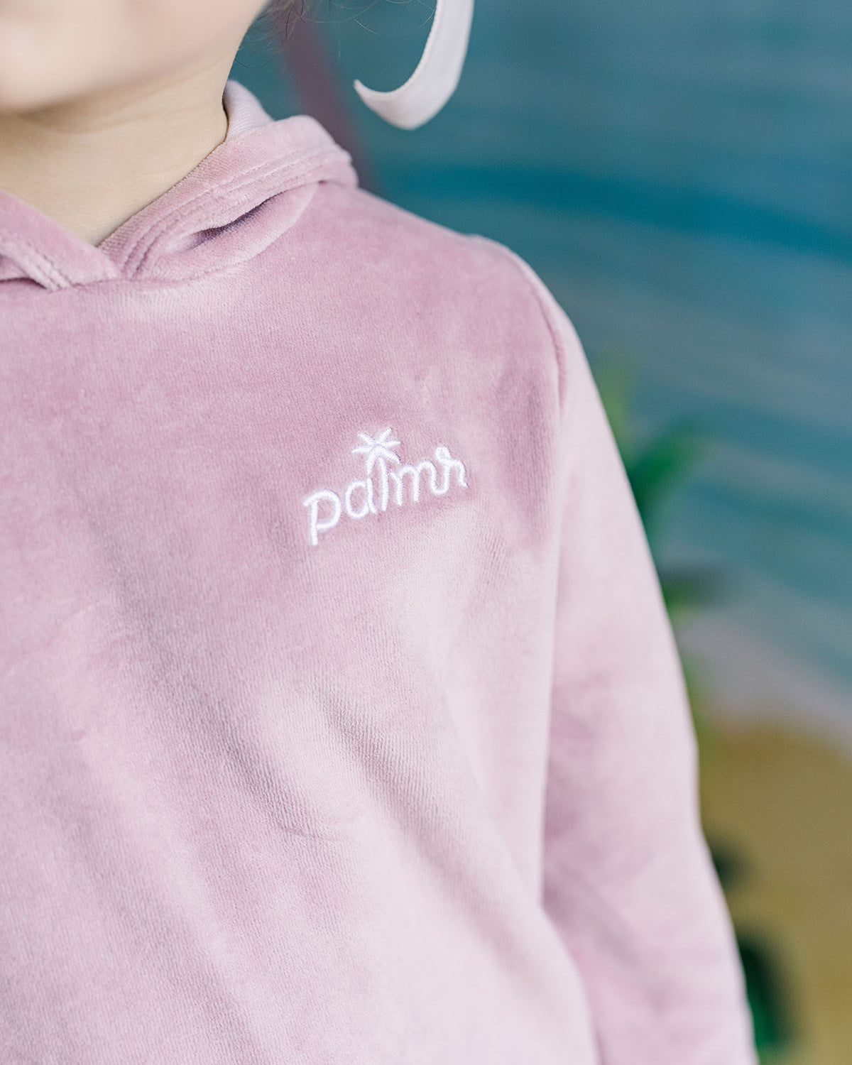 Palmr Style girls cotton candy cozy set Palm Tree Resort Wear Selfcare