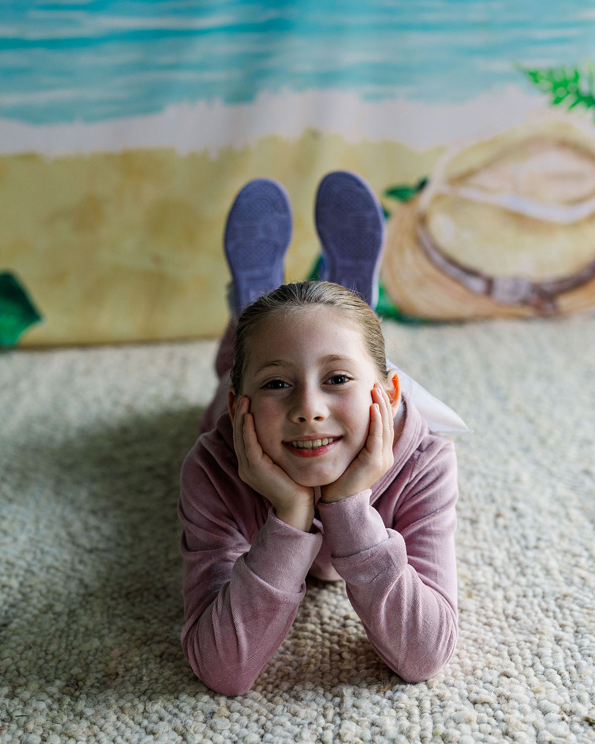 Palmr Style girls cotton candy cozy set Palm Tree Resort Wear Selfcare