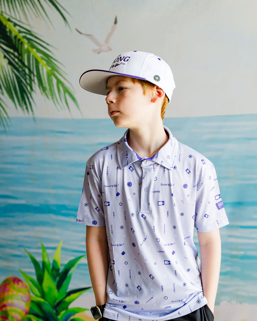 Palmr Style kids Touched By Type 1 T1 Vibe Polo T1D