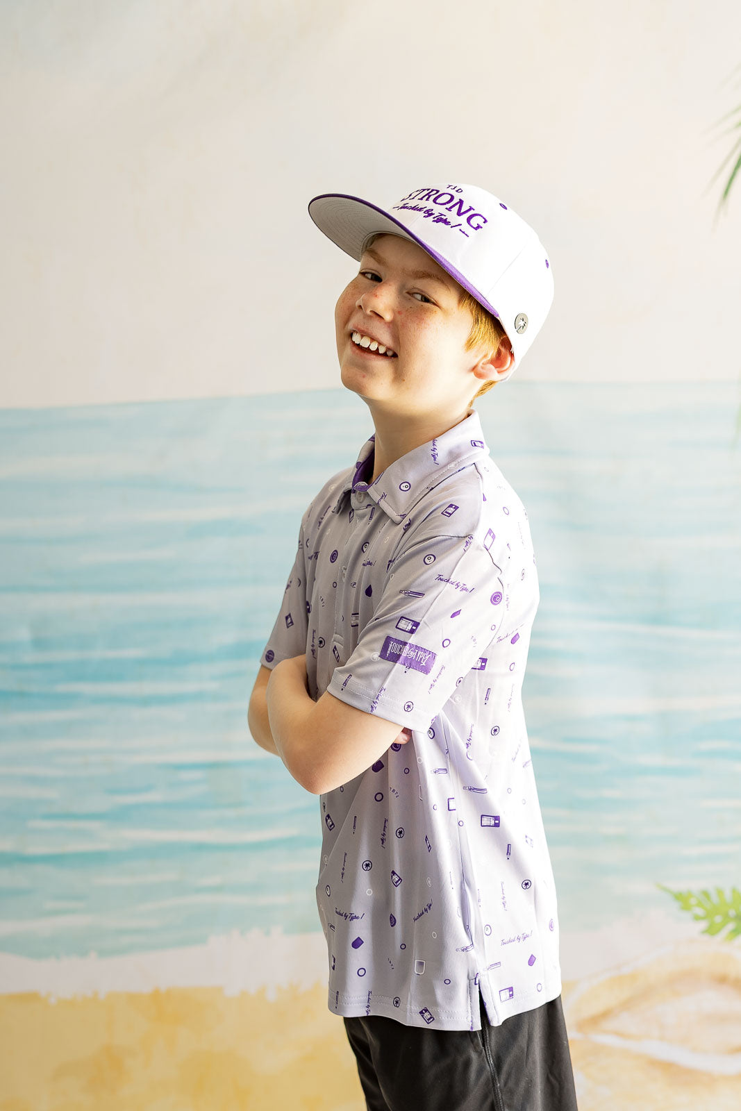 Palmr Style kids Touched By Type 1 T1 Vibe Polo T1D