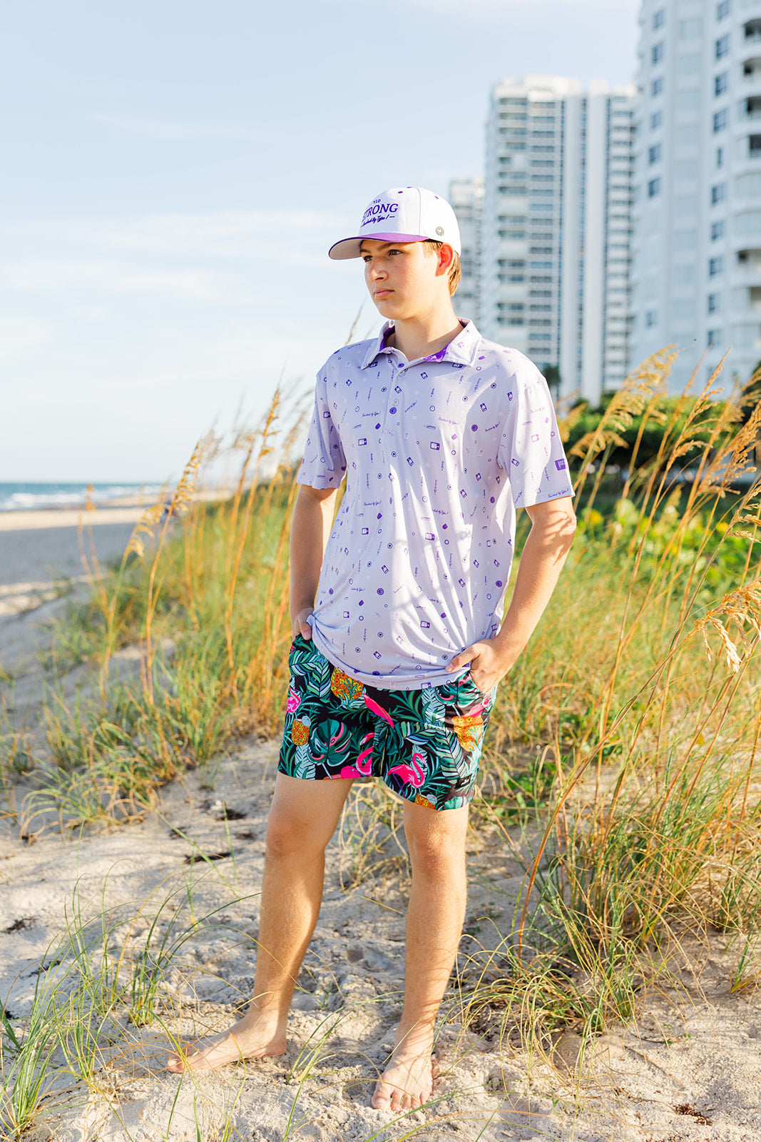 Palmr Style mens Touched By Type 1 Type One Vibe Polo T1D