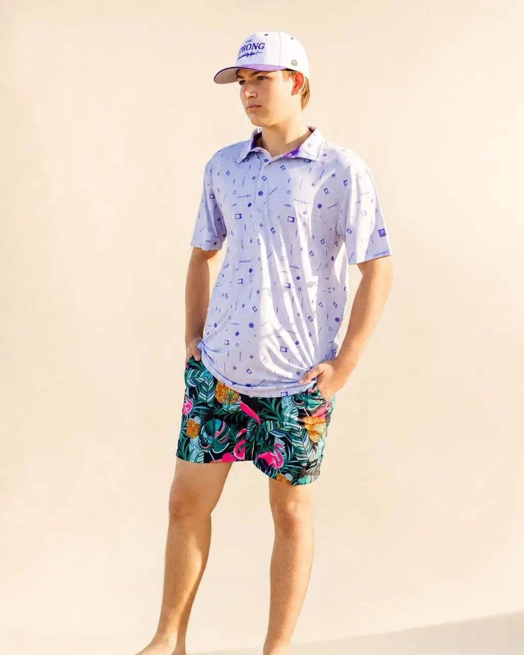 The Type One Vibes Polo — view 3 | Palmr Style
