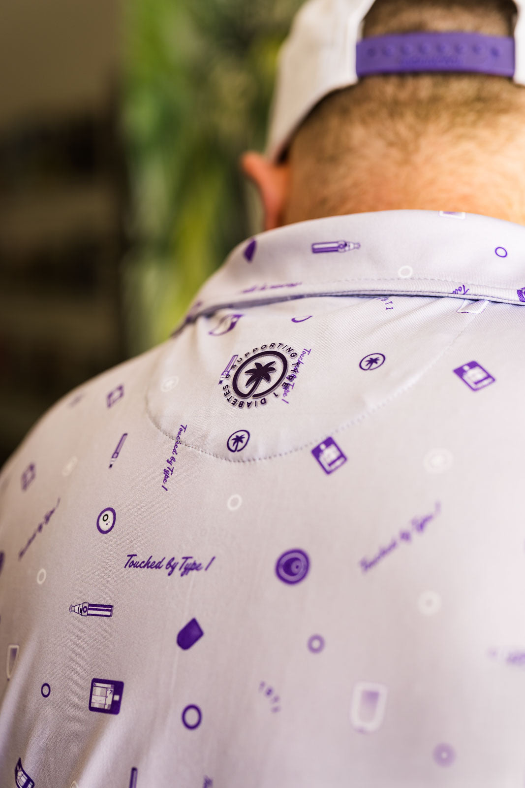 Palmr Style mens Touched By Type 1 Type One Vibe Polo T1D