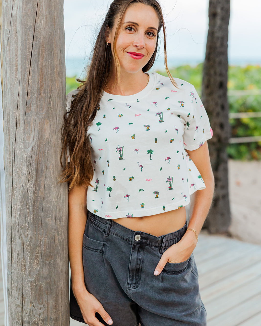 Palmr Style kids PalmrBay tshirt palm tree resort wear selfcare