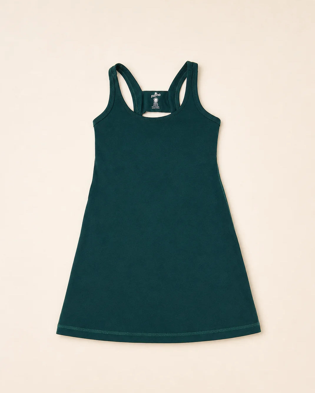 The Ace Kids Dress - Palm Green — view 2 | Palmr Style