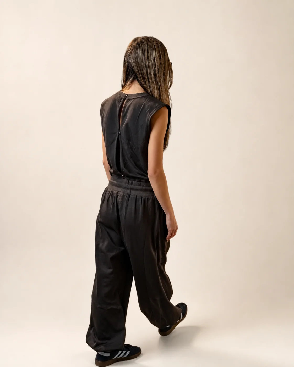 The Palm Play Jumpsuit - Charcoal — view 7 | Palmr Style